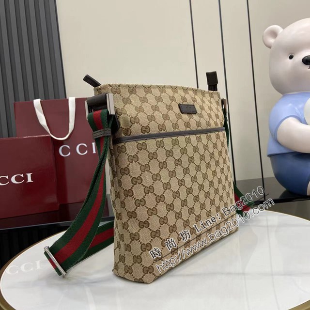 Gucci專櫃古馳最經典款男士單肩斜挎包 jh2950型號:  189751（小號）